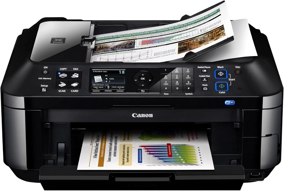 CANON PIXMA MX420 WIRELESS ADF COMPACT HOME ALL-IN-ONE A4 INKJET PHOTO PRINTER - Image 2 of 4