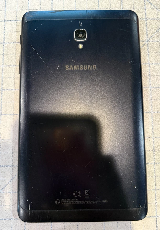 Samsung Galaxy A 8.0 (2017) - 32GB - Black - as-is for salvage/parts/disassembly - Image 3 of 4