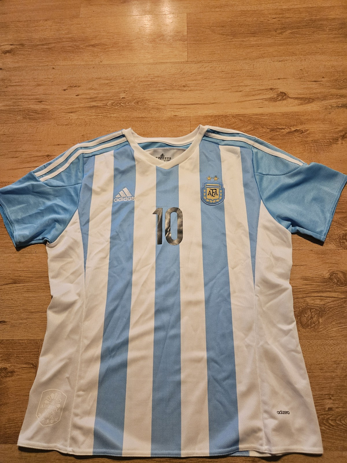 ADIDAS ARGENTINA LIONEL MESSI #10 JERSEY XL WORLD CUP SOCCER FOOTBALL HF2158 NWT