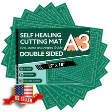 5 Pack Self Healing Cutting Mat 12 x 18 for Sewing Quilting Crafting