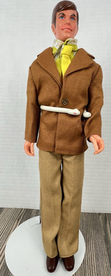 Vintage KEN Get Ups 'N Go Styled For Business Brown Suit Set with Doll