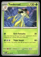 toedscruel pokemon card value The Cards of Pokmon TCG: Scarlet & Violet Part 5: Toedscool Line [Fire] x2 Retreat Cost Toedscruel EX 022/197 Obsidian Flames