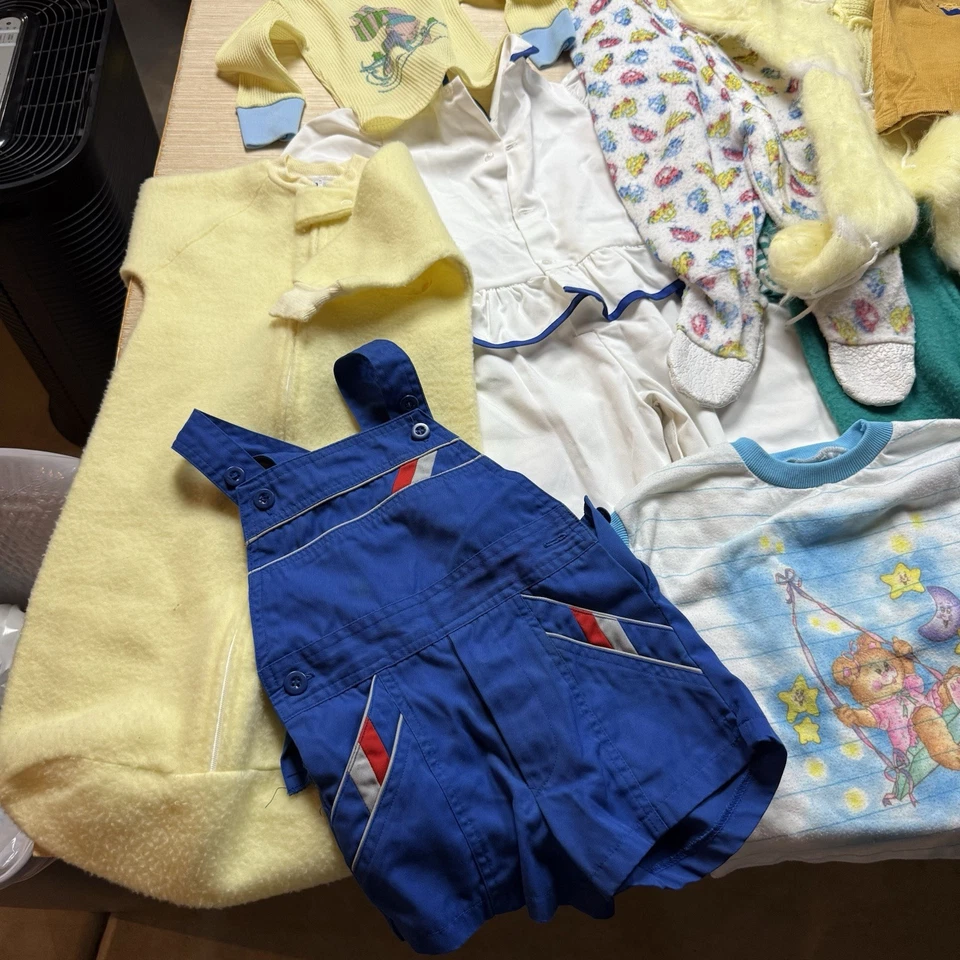 Lote Ropa Bebé Niño Vintage Años 70 80 90 Dormir Camisetas Carters Gerber Foto 2 de 4