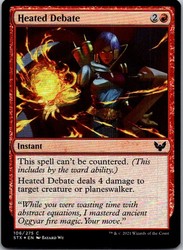 Heated Debate 106 Foil Strixhaven: School of Mages Common