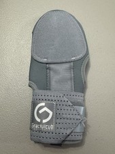 Gracfulcub Gray Baseball Softball Mitt with Adjustable Wrist Strap for Kids