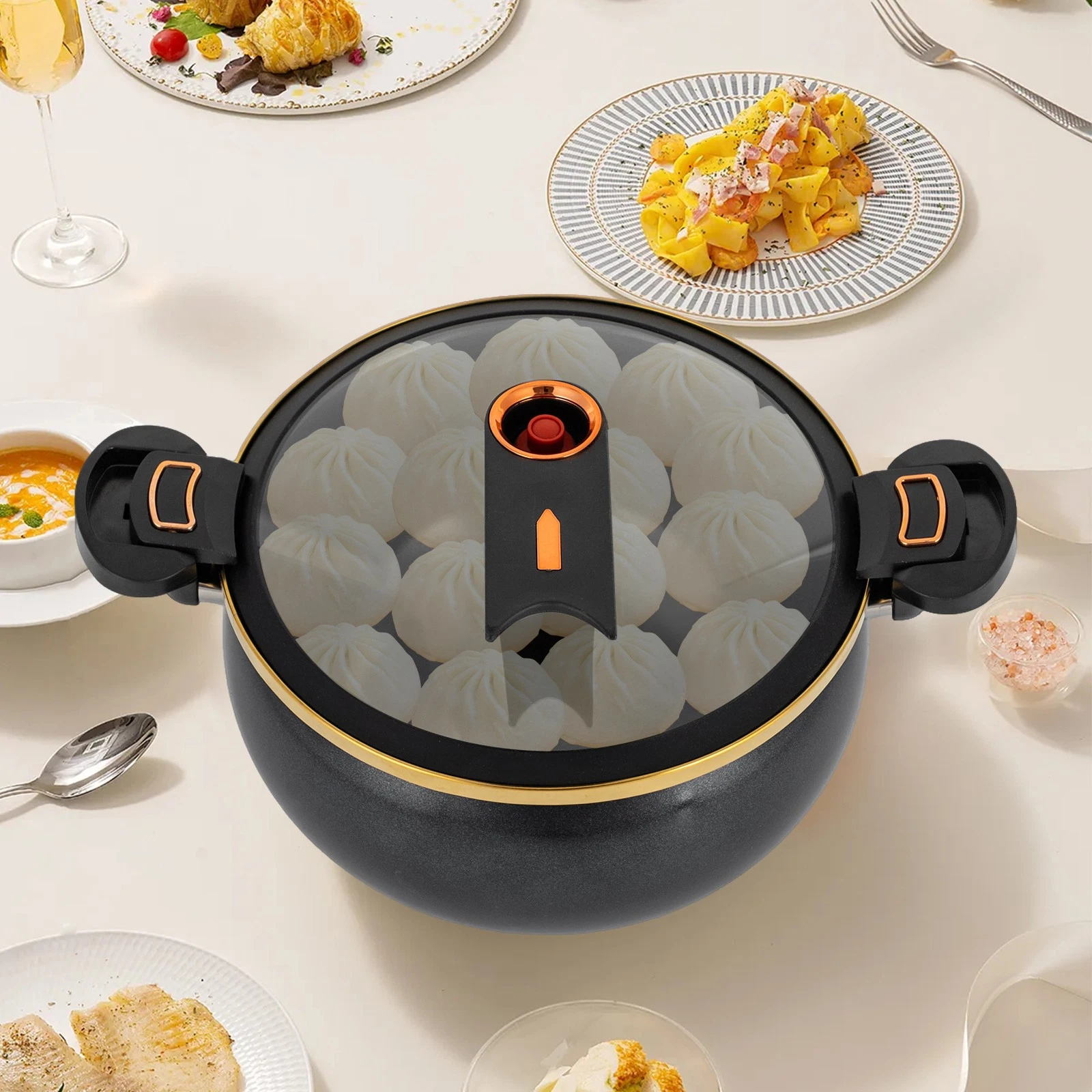 8l/8.45qt Micro Pressure Cooker For Home Restaurant Pressure Cooker W/Visual Lid