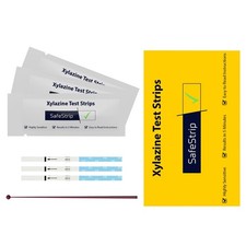 SafeStrip (XYL) Drug Test Strips - 5 Pack w/ Scoop - Powder, Liquid, Substance