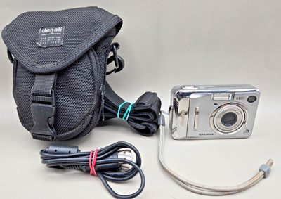 Fujifilm Digital Camera FinePix A400 4.1MP Silver Tested with Denali Case/Cable