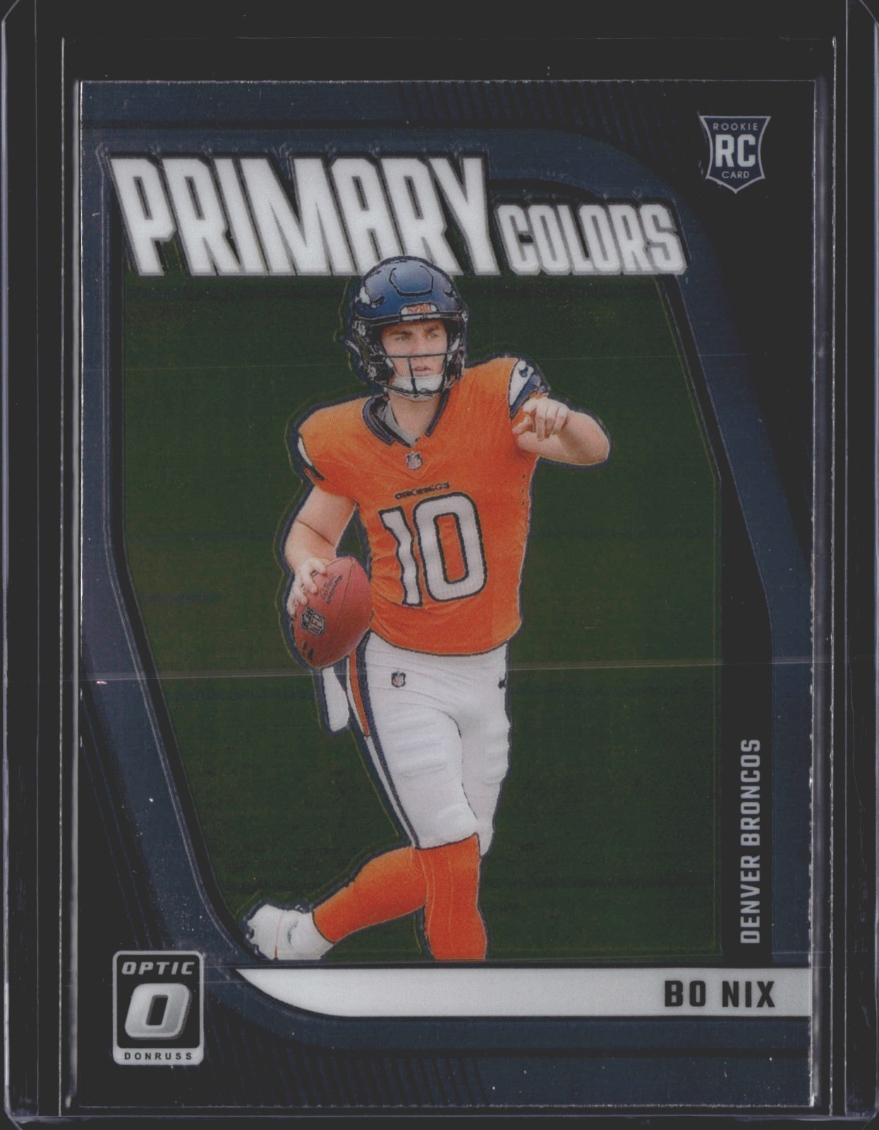 2024 Optic Bo Nix RC Primary Colors #4 Broncos