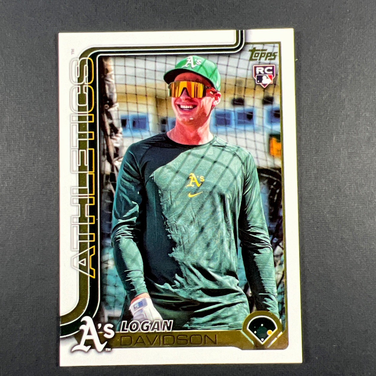 2025 Topps Update Logan Davidson Golden Mirror SSP RC US213