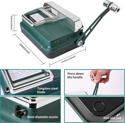 one handed cigarette rolling machine Cigarette Rolling Machine, Manual Cigarette Injector Machine for 8mm  Diameter