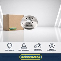 2X Bremstrommel Hinten DP1010111710 Passend FüR Fiat Ford Lancia