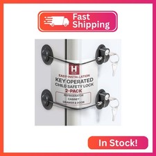 HavenHause Child Safety Lock for Refrigerator, Cabinet, Drawer  Door   Easy Ins