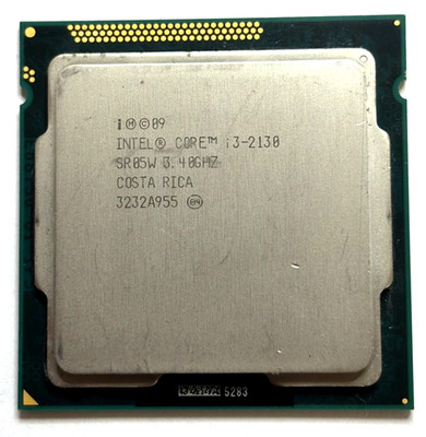 Intel Core i3-2130 3.40GHz Dual-Core Tested/Working   SR05W   LGA 1155