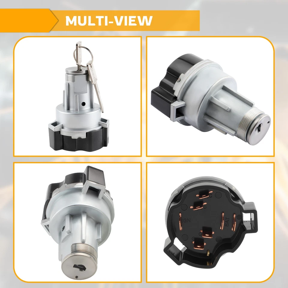 Ignition Lock Cylinder Switch Assembly 1116683 For 67-72 Chevy GMC Pickup Truck - Image 3 of 4