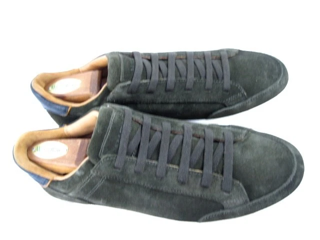 Tênis Allen Edmonds "OLIVER" Slip-On de Renda Elástica 8,5 D Camurça VERDE (671N) - Imagem 3 de 4