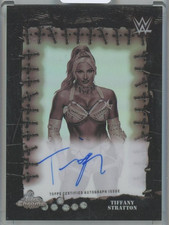 2025 Topps Chrome Cactus Jack WWE Tiffany Stratton Famed Phantoms Auto #FP