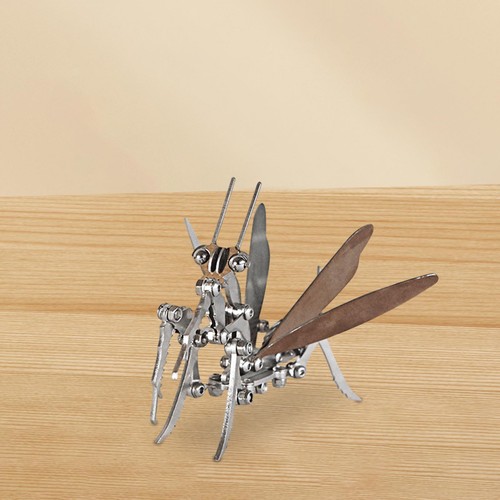 3D Metal Puzzle Praying Mantis Model Desktop Building Toy Creative Adjustable - Picture 3 of 7