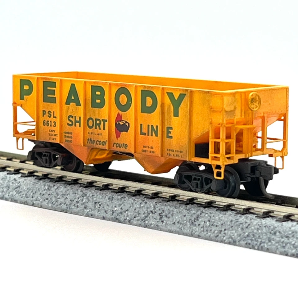 Tolva Micro-Trains 56050 Peabody línea corta USRA costilla lateral 2 bahías escala 6613 N Foto 2 de 4