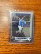 Mike Zunino 2022 Topps Chrome Veteran Autograph CVA-MZ Auto Tampa Bay Rays