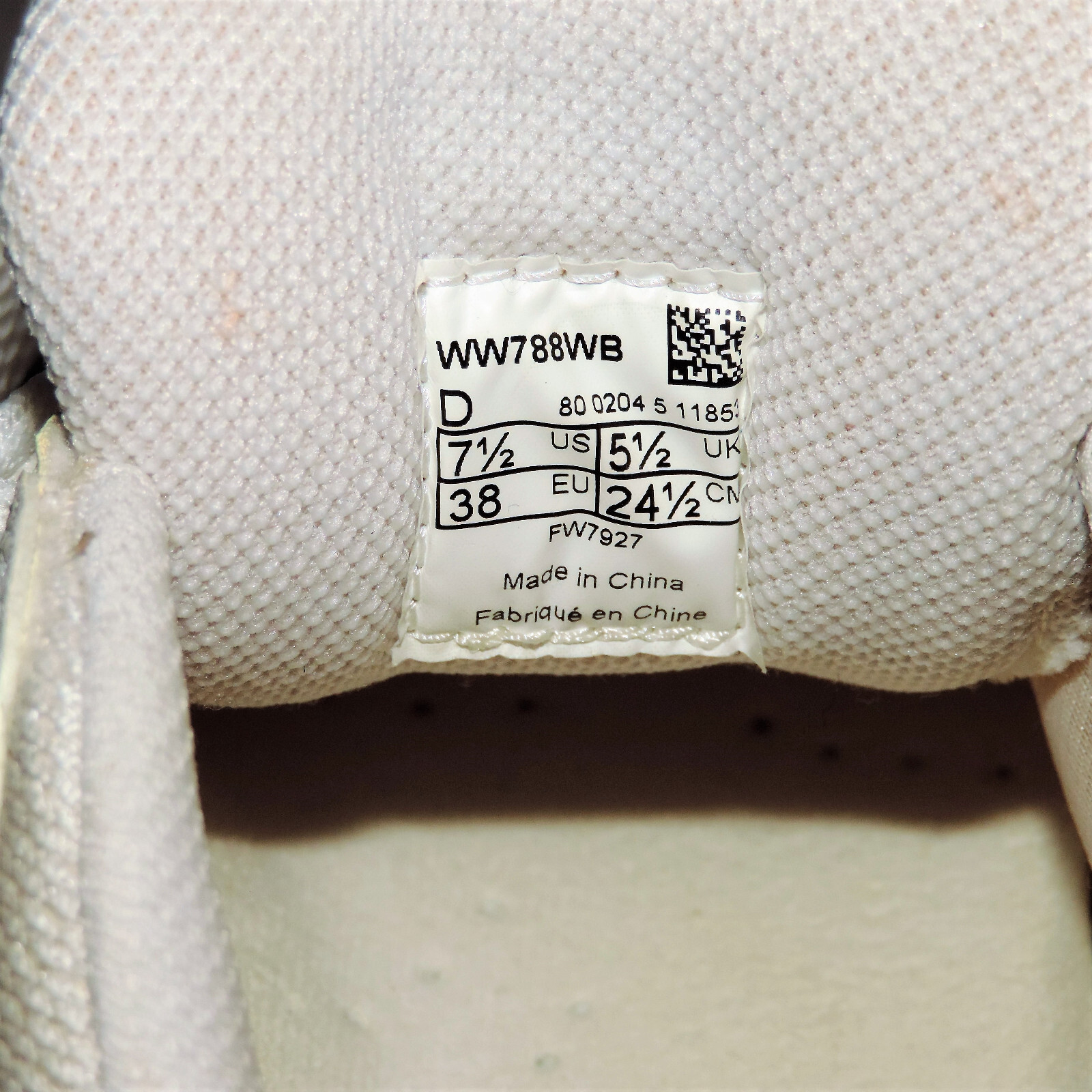 New Balance 788 White Blue Athletic Shoes Womens size 7.5 with Flaw thumbnail 9