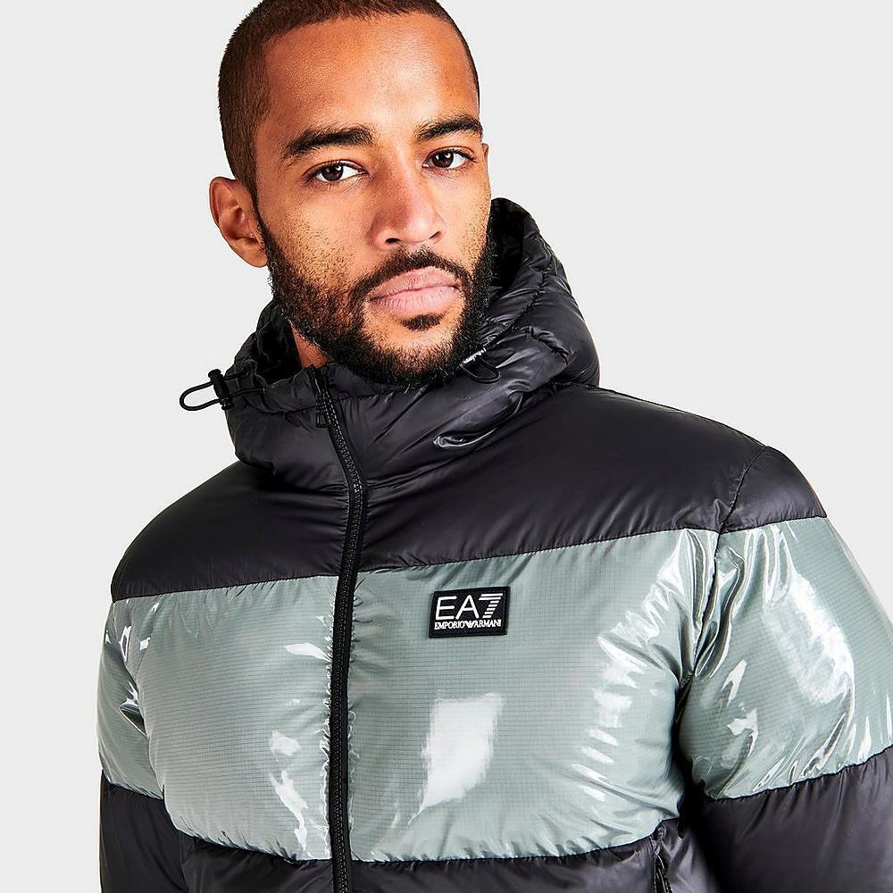 MEN'S EMPORIO ARMANI EA7 SHINY PUFFER BOMBER JACKET | eBay MEN'S EMPORIO ARMANI EA7 SHINY PUFFER BOMBER JACKET | eBay