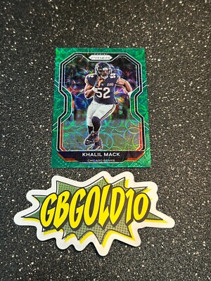 2020 Panini Prizm - #191 Khalil Mack Green Scope /75 