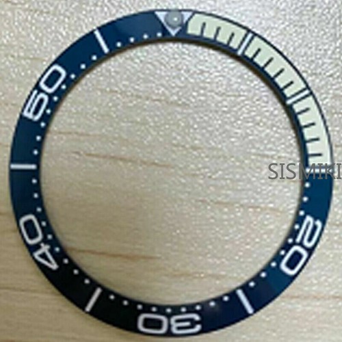 38mm Black Blue White Ceramic Sloped Watch Bezel Insert for 40mm Sub SKX 007 - Picture 60 of 69