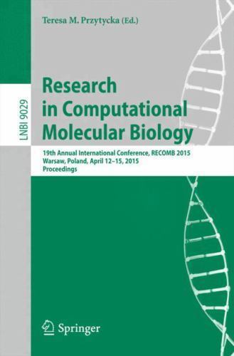 Lecture Notes in Computer Science Ser.: Research in Computational ...
