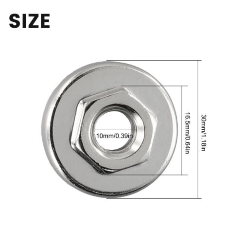 1*stainless Steel Angle Grinder Nuts M10-Screw Thread For 100-Type Angle Grinder - Picture 14 of 24