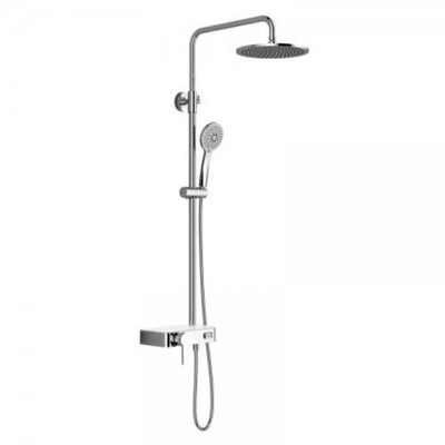 HSK Shower-Set AquaSwitch RS 200 Mix, Ablage: Glas schwarz, 1001800-08-KB5,