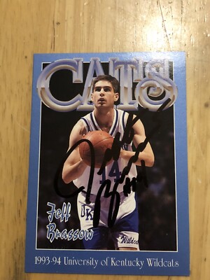 Jeff Brassow 1993-94 Kentucky Wildcats Cats Set Signed Autographed