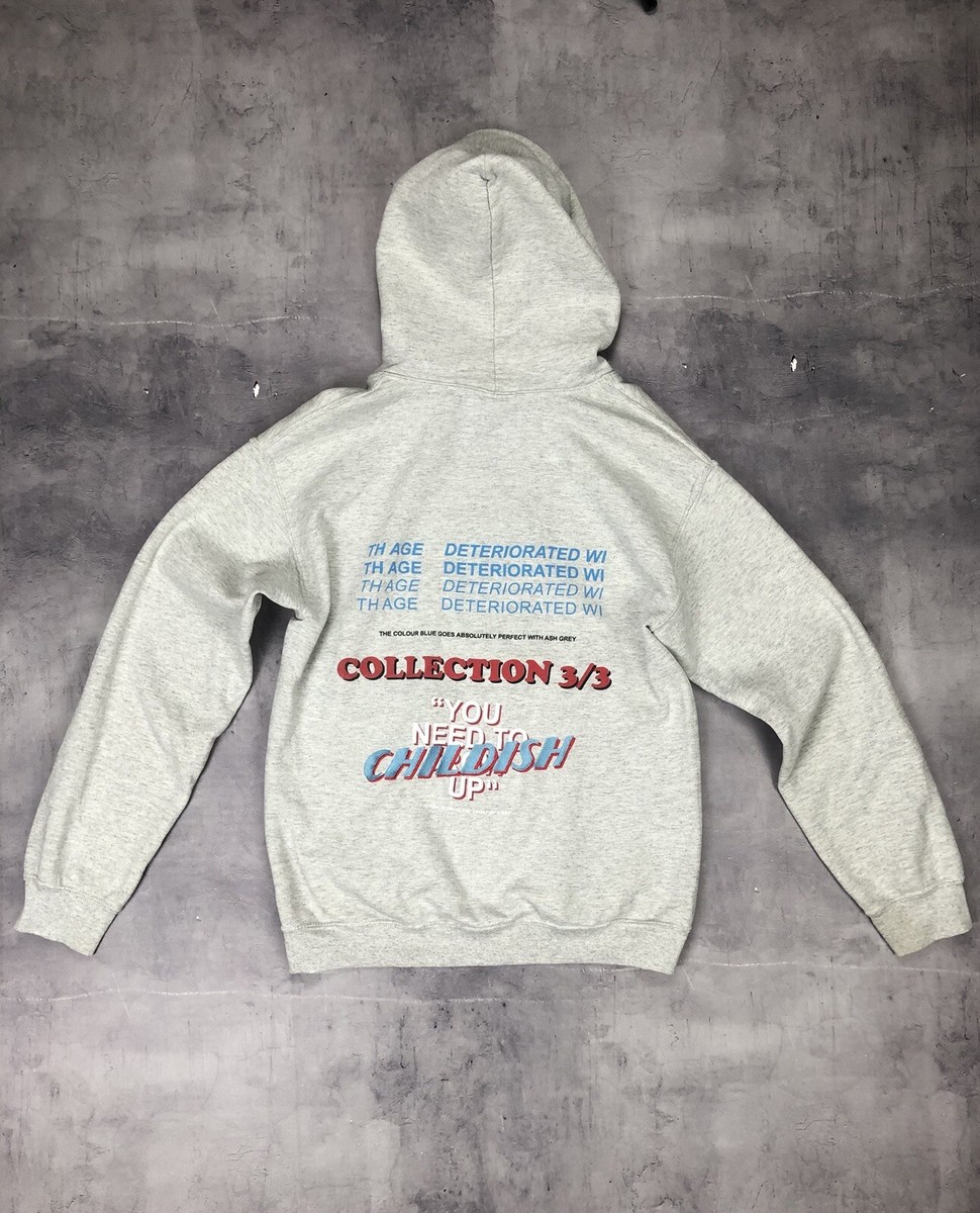 Childish Hoodie TGF Grey Blue Original hoodie 3/3