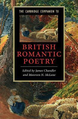The Cambridge Companion to British Romantic Poetry McLane Chandler Paperback