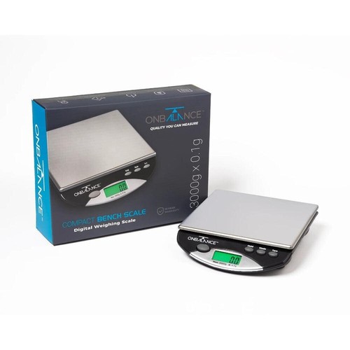 On Balance CBS-3000 Compact Bench Scale 3000g x 0.1g Weights Grams Scales Gram - Picture 3 of 4