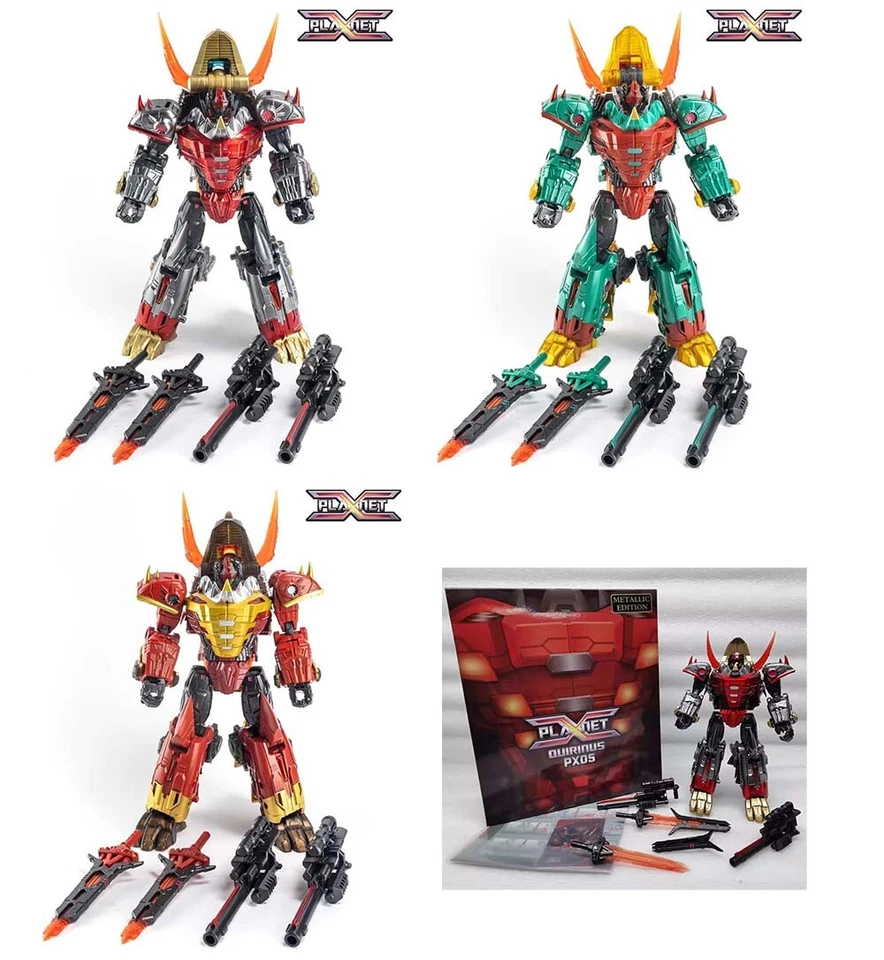 Planet X PX-05 PX-05M PX-05G PX-05R Dinobot Quirinus FOC Slag Slug Action Figure - Image 4 of 4