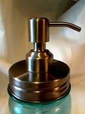 Soap Pump Dispenser Kit ~for Mason Jar ~ Quality STAINLESS STEEL ~ FREE SHIPPING