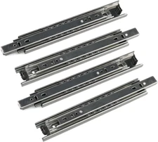2 Pairs 9" Full Extension Ball Bearing Telescopic Drawer Slides Slide Rails (9 I