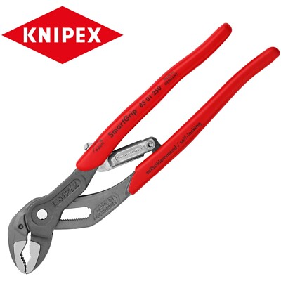 Knipex Wasserpumpenzange 250 mm 10'' Smartgrip selbsteinstellender Feststellschlüssel 8501250