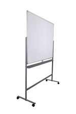 Twinco High Quality Mobile Double Sided Magnetic Dry Wipe Whiteboard 1500x1200mm