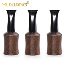 MUXIANG 3pcs Ebony Wooden Cigar Tips Holder Cigar Mouthpiece Gauge 53-57 Ring