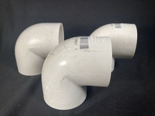 2" PVC Sch. 40 90  Elbow Charlotte - Lot of 3
