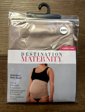 Destination Maternity Seamless Belly Band 4 Way Stretch Soft Bronze XXXL 22-24