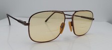 Vintage Eyetel Robert 007 Bronze Pilot Metal Sunglasses Italy FRAMES ONLY