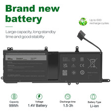 LOT 99Wh Battery for Dell Alienware 15 R3 R4 17 R4 R5 9NJM1 P69F P69F001 P69F002