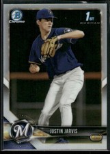 #BDC-104 Justin Jarvis 2018 Bowman Draft Chrome Refractors