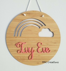 baby door plaque