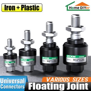 M4 M5 M6 M7 M8-M30 Pneumatic Parts Floating Joint Connectors For Air Cylinder
