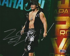 Yujiro Takahashi Signed 8x10 Photo BAS COA New Japan Pro Wrestling Bullet Club Q