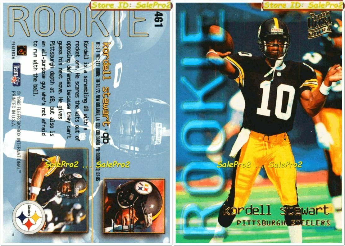 『新品』コーデル・スチュワート　STEWART(ピッツバーグ・スティーラーズ) 2002 SP Authentic #7 Kordell Stewart Pittsburgh Steelers | eBay